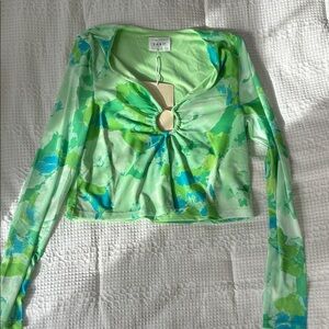 Sabo Skirt Vibrant Lotus Top